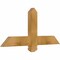 Ekena Millwork Eugene Rough Sawn Timber Gable Bracket, Western Red Cedar, 36"W x 16"H x 2"D x 4"F, 11/12 Pitch GBW036X16X0204EUG00RWR - alternate 5